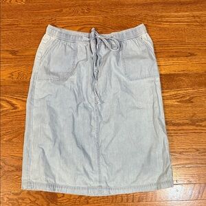 Christopher & Banks Light Blue Pencil Skirt